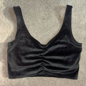 Velvet Crop Top